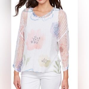 Charlies Fishnet Crochet Long Sleeve